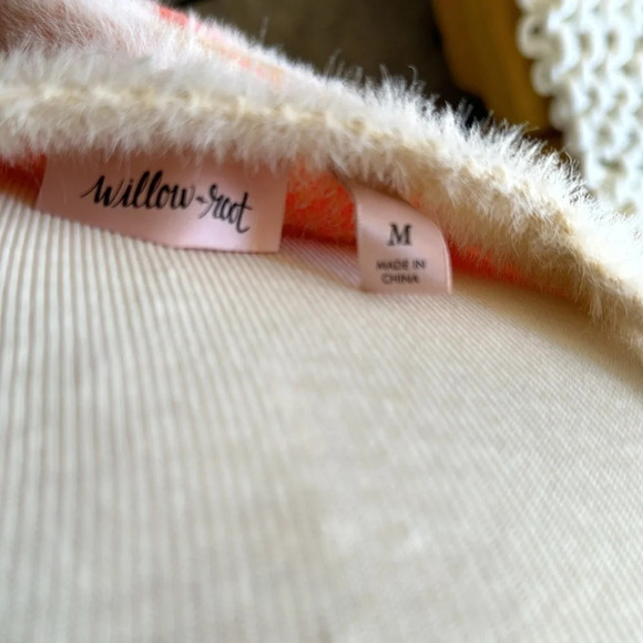 willow root cardigan and tank top set size medium orange daisys NWOT - Picture 5 of 10